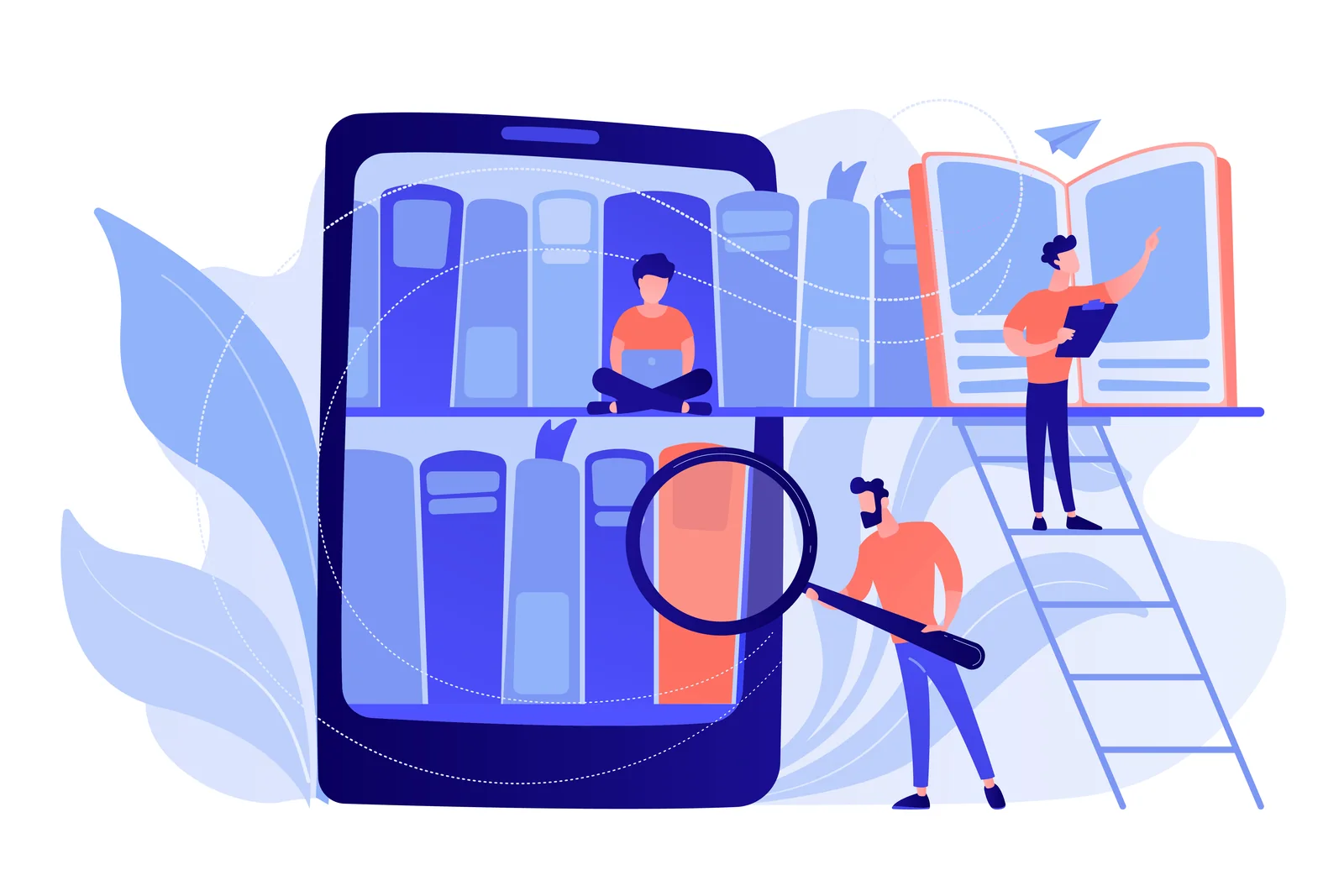 Bibliothèque numérique illustrant l’accès aux publications scientifiques
